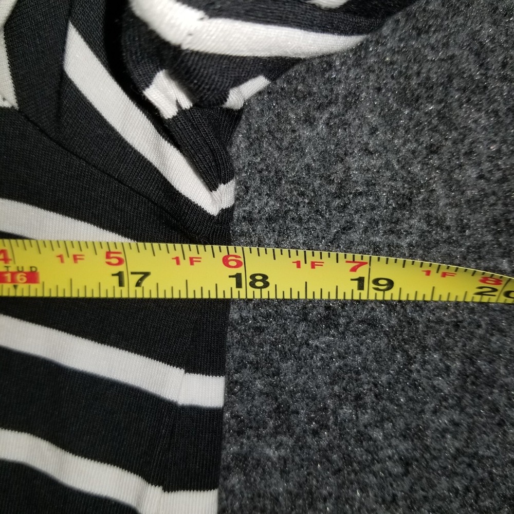 Ann Taylor Loft‎ Size S Short Sleeve Stretchy Stripe Dress Casual Comfortable - Picture 4 of 6